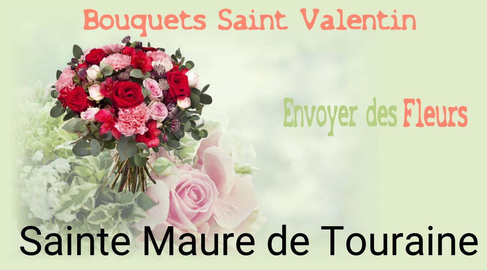 Roses de Saint-Valentin livrées à Sainte-Maure-de-Touraine